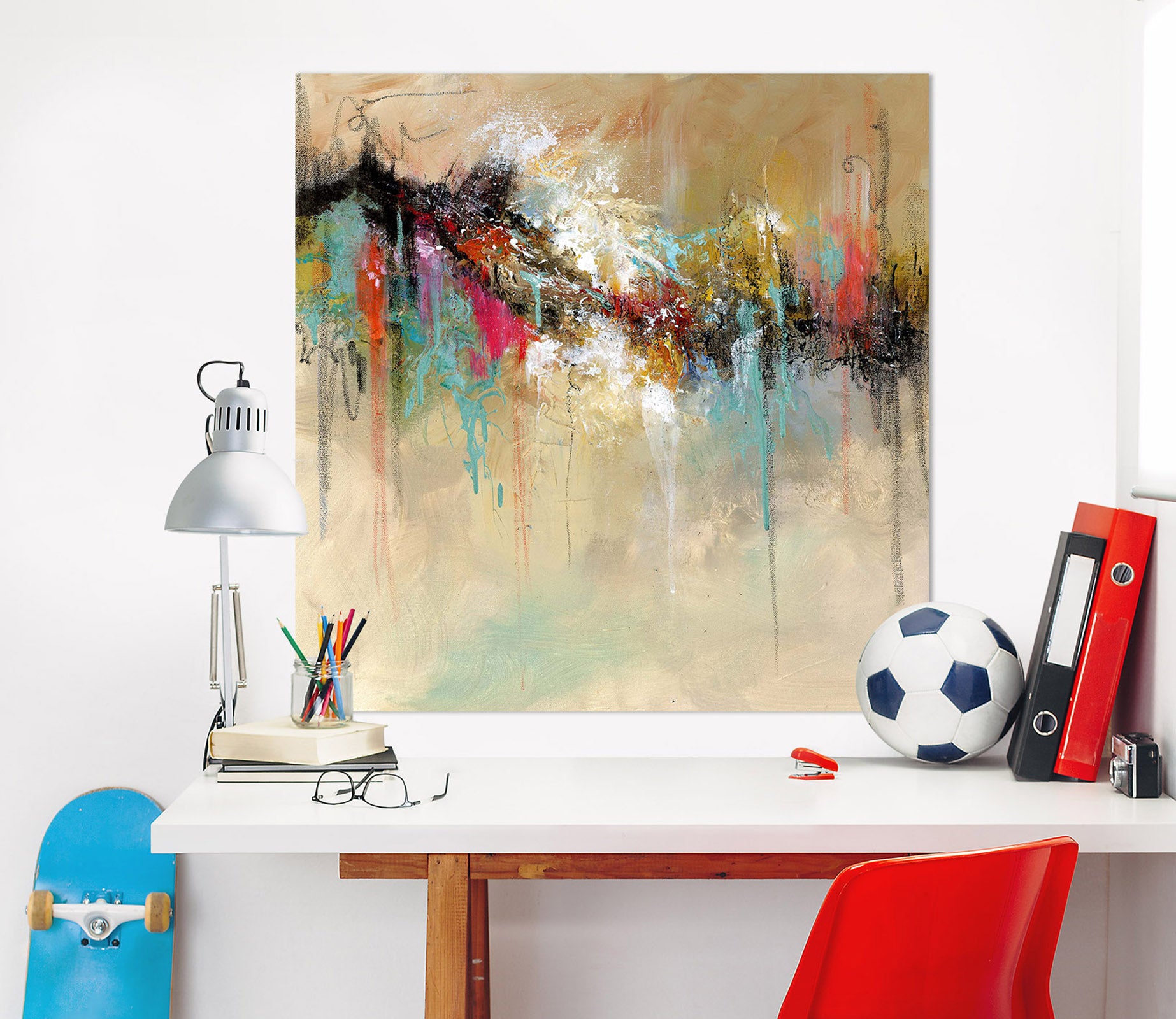 3D Color Graffiti 005 Anne Farrall Doyle Wall Sticker