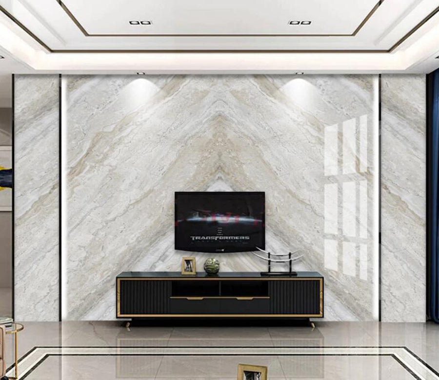 3D Triangle Wave 719 Wall Murals