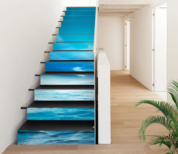 3D Blue Sea 463 Stair Risers