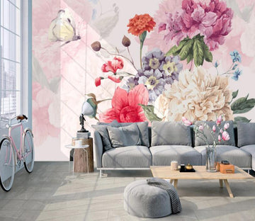 3D Posture Flowers 562 Wall Murals
