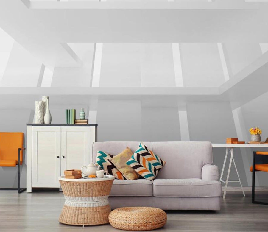 3D Light And Shadow Building 198 Wall Murals