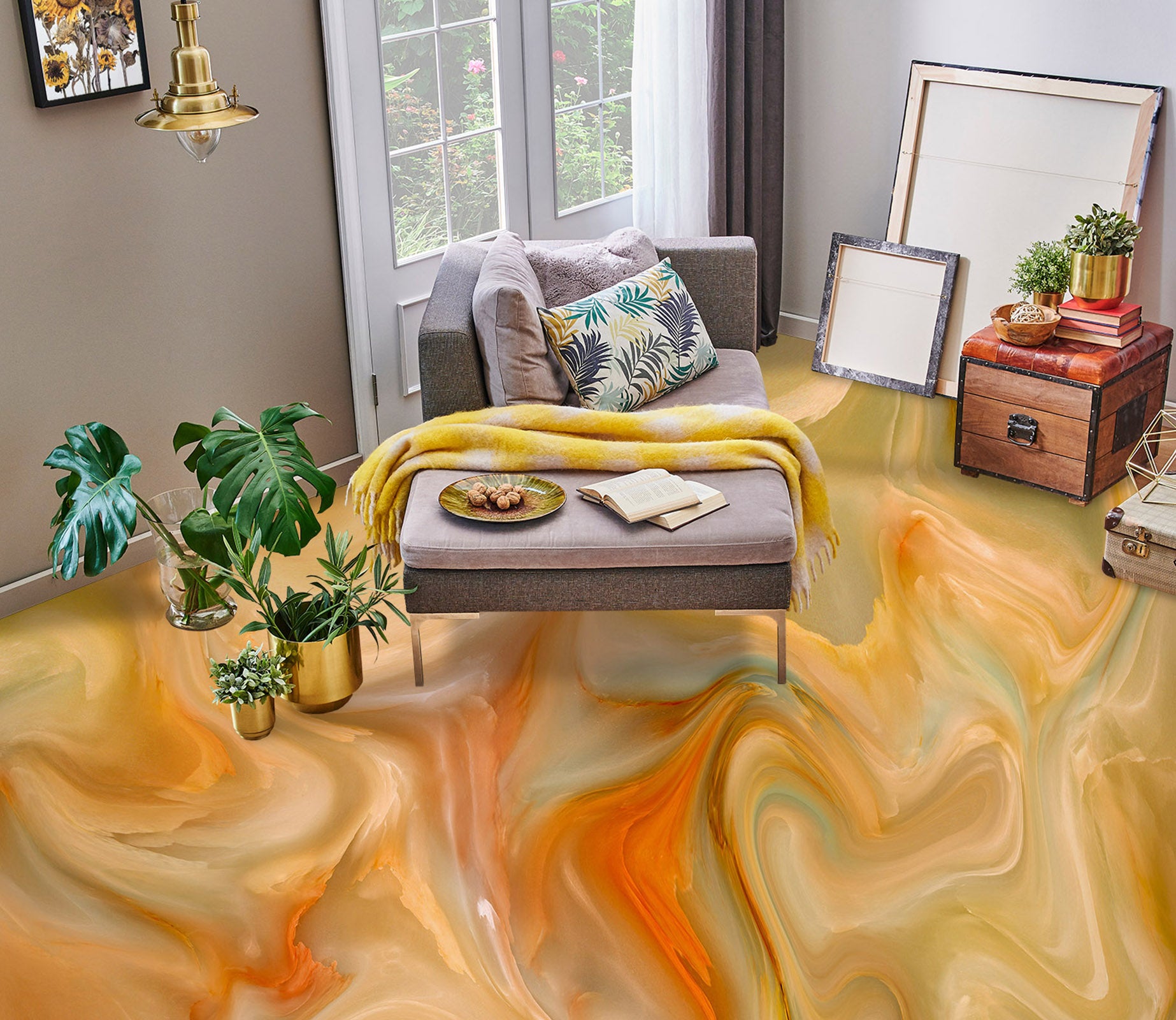 3D Gorgeous Texture 856 Floor Mural