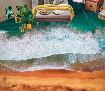 3D Turquoise Sea 289 Floor Mural  Wallpaper Murals Rug & Mat Print Epoxy waterproof bath floor