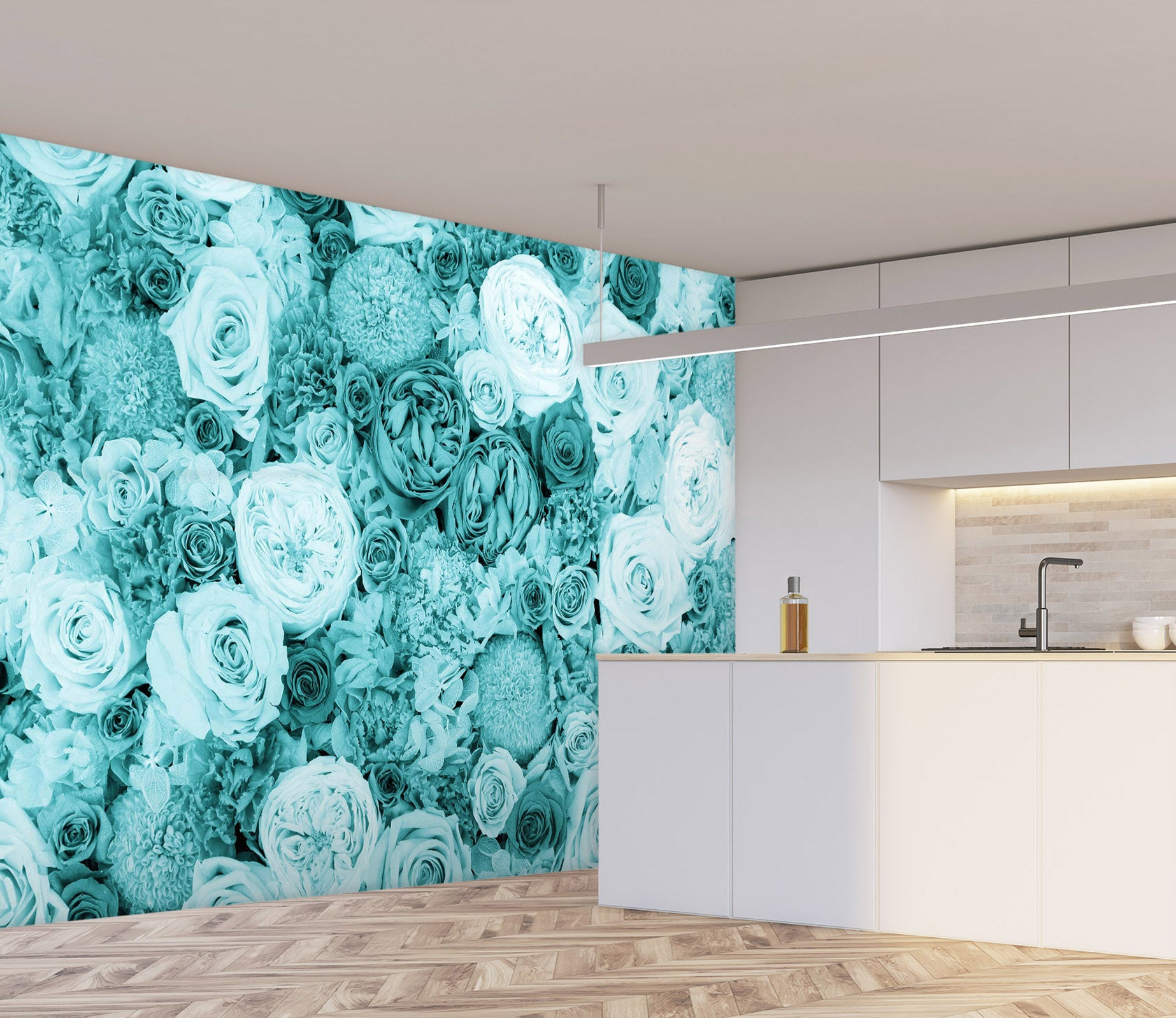 3D Rose Flower 104 Noirblanc777 Wall Mural Wall Murals