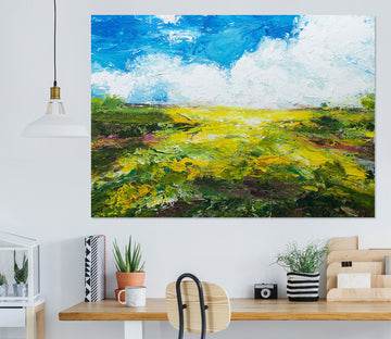 3D Grassland Sky 241 Allan P. Friedlander Wall Sticker