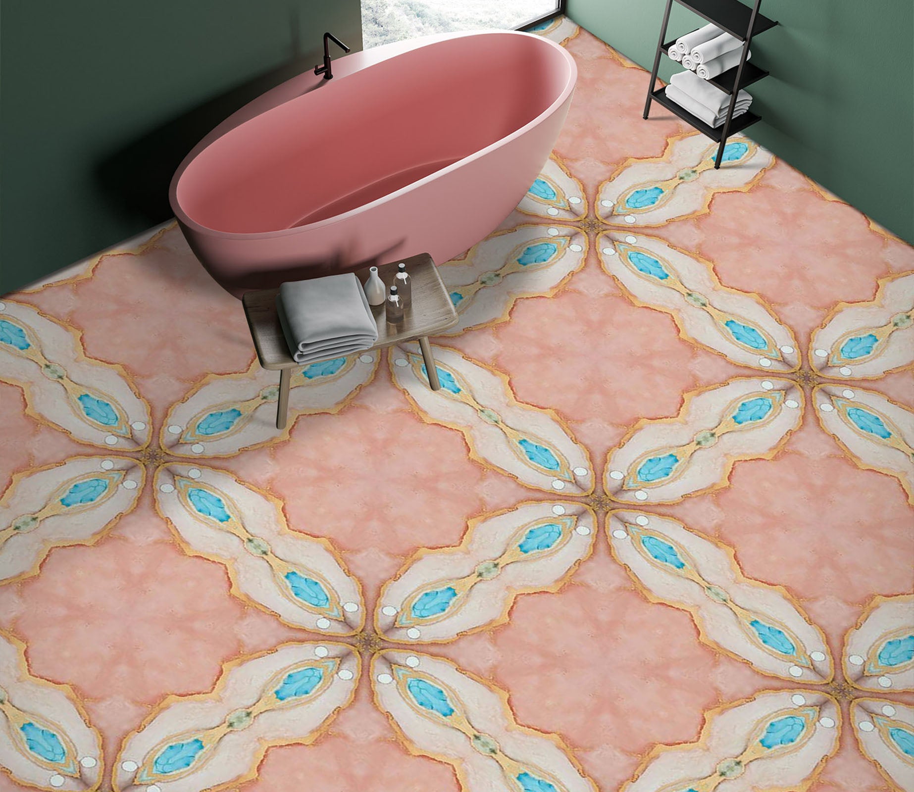 3D Butterfly Shape Pattern 846 Floor Mural  Wallpaper Murals Rug & Mat Print Epoxy waterproof bath floor