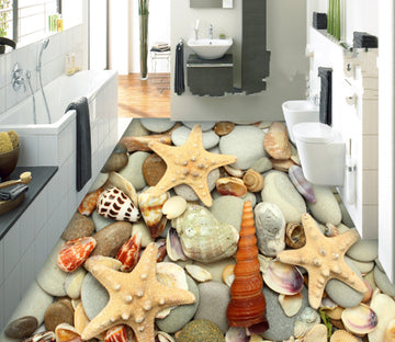 3D Underwater World 445 Floor Mural  Wallpaper Murals Rug & Mat Print Epoxy waterproof bath floor