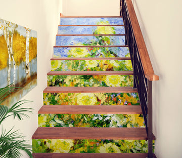 3D Yellow Flowers 90105 Allan P. Friedlander Stair Risers