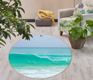 3D Blue Ocean 7531 Assaf Frank Rug Round Non Slip Rug Mat