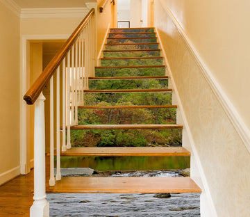 3D River Woods 101119 Kathy Barefield Stair Risers