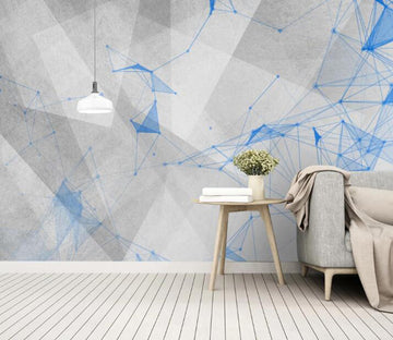 3D Blue Constellation 412 Wall Murals