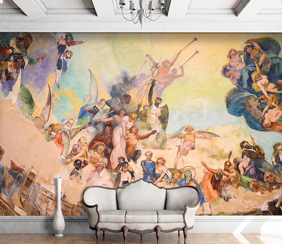 3D Angel War 1550 Wall Murals