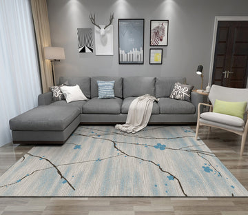 3D Branch Flower WG075 Non Slip Rug Mat Mat AJ Creativity Home 