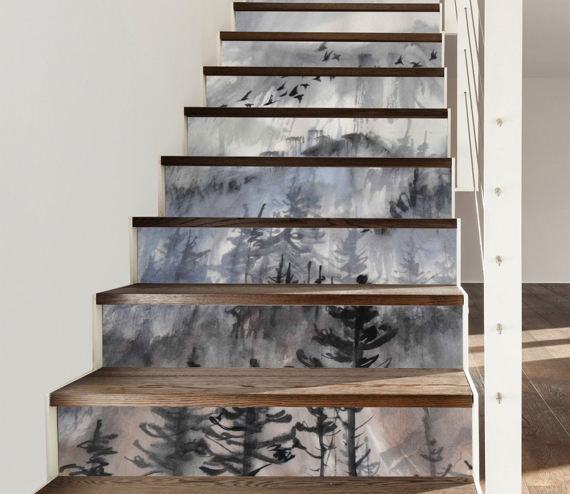 3D Art Painting 983 Stair Risers Wallpaper AJ Wallpaper 