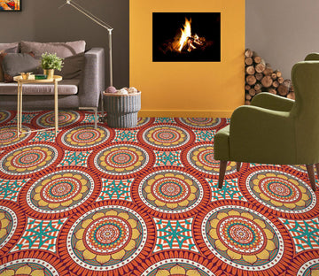 3D Yellow Petal Pattern 1308 Floor Mural  Wallpaper Murals Self-Adhesive Removable Print Epoxy