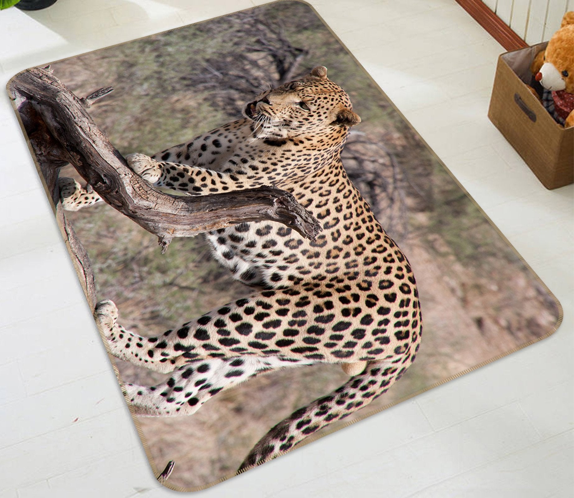 3D South American Leopard 630 Animal Non Slip Rug Mat Mat AJ Creativity Home 