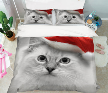 3D Cute Cat 1905 Bed Pillowcases Quilt