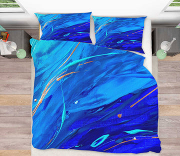3D Navy Blue 439 Skromova Marina Bedding Bed Pillowcases Quilt