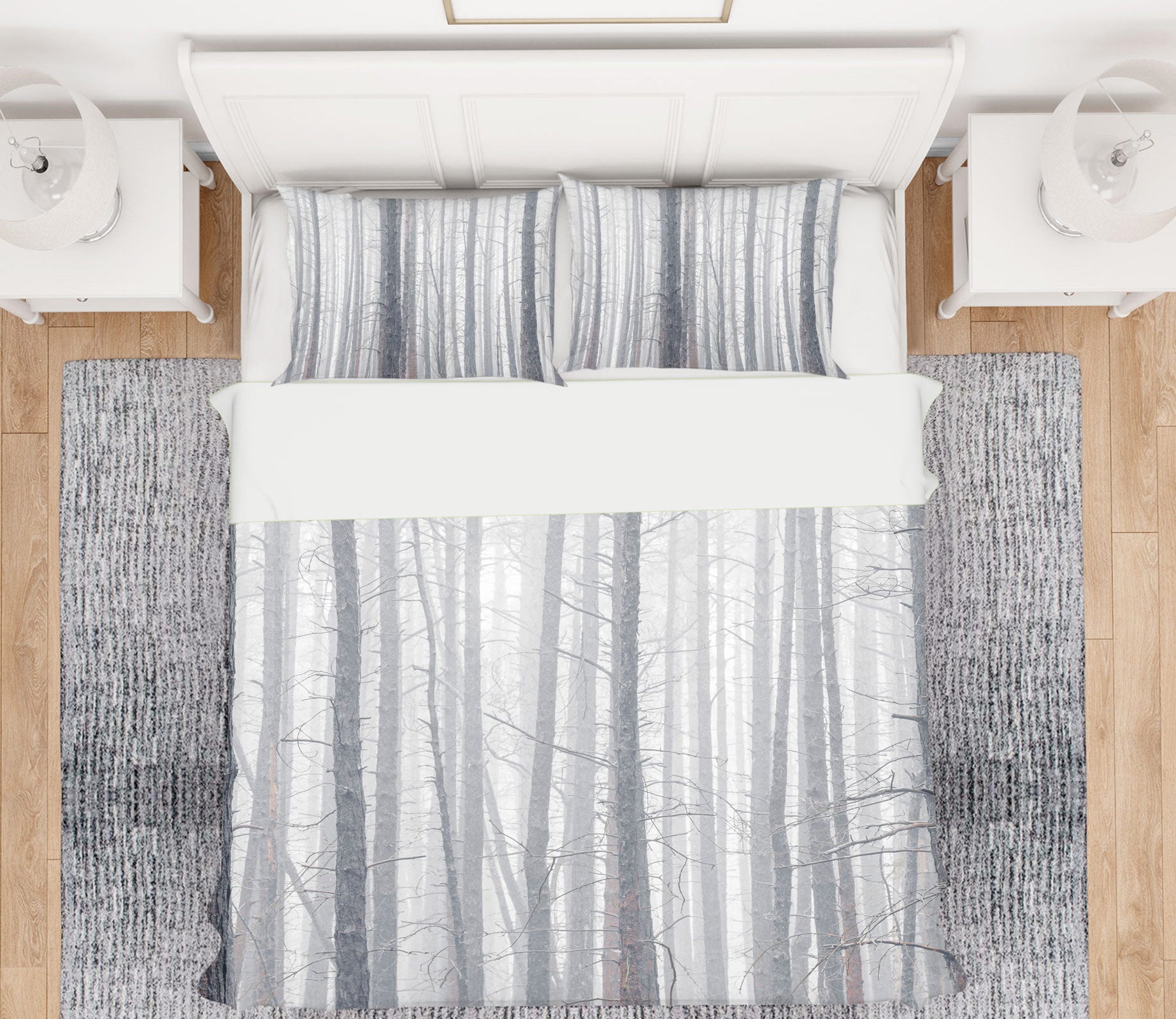 3D Trees Wood 6988 Assaf Frank Bedding Bed Pillowcases Quilt Cover Duvet Cover