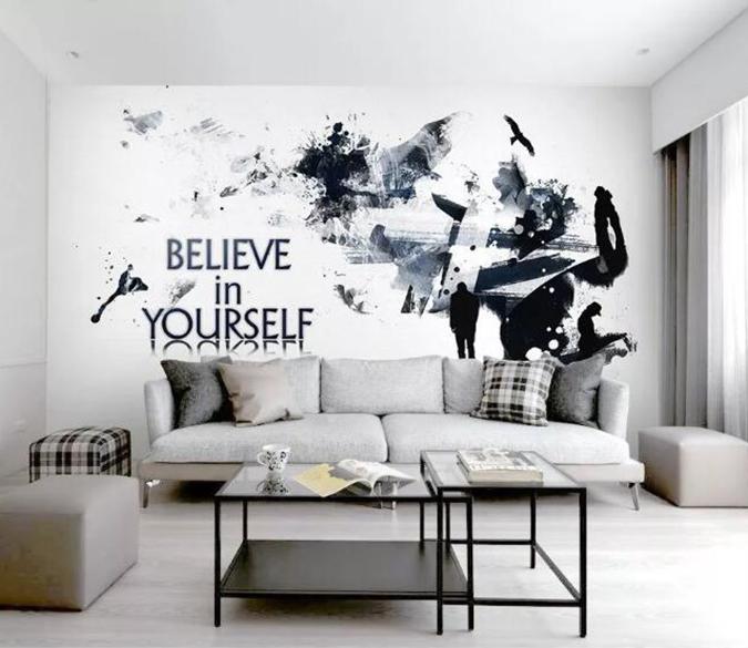3D Black Inkjet 156 Wall Murals Wallpaper AJ Wallpaper 2 