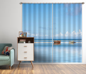 3D Sea Boat 108 Marco Carmassi Curtain Curtains Drapes