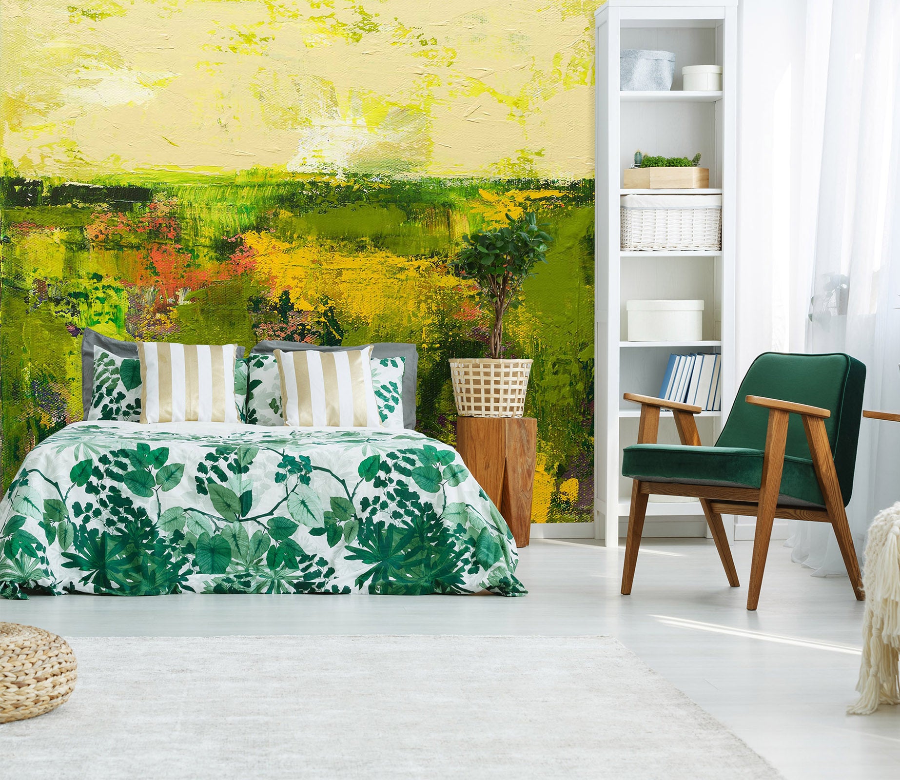 3D Oil Painting Field 215 Allan P. Friedlander Wall Mural Wall Murals