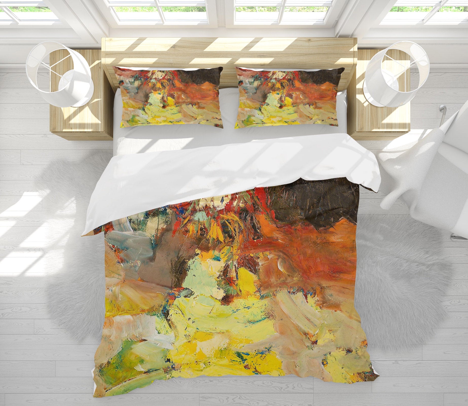 3D Color Oil Painting 2002 Allan P. Friedlander Bedding Bed Pillowcases Quilt