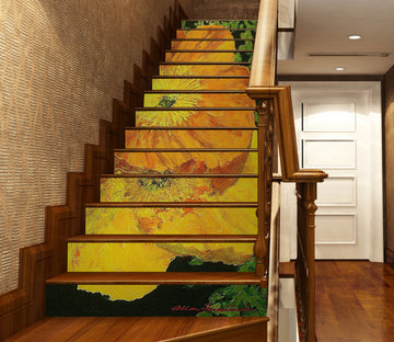 3D Yellow Flowers 89213 Allan P. Friedlander Stair Risers
