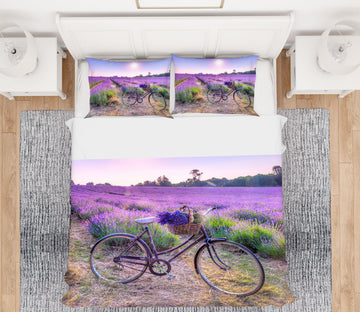 3D Lavender Bike 85191 Assaf Frank Bedding Bed Pillowcases Quilt