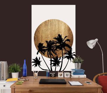 3D Coconut Tree 182 Boris Draschoff Wall Sticker
