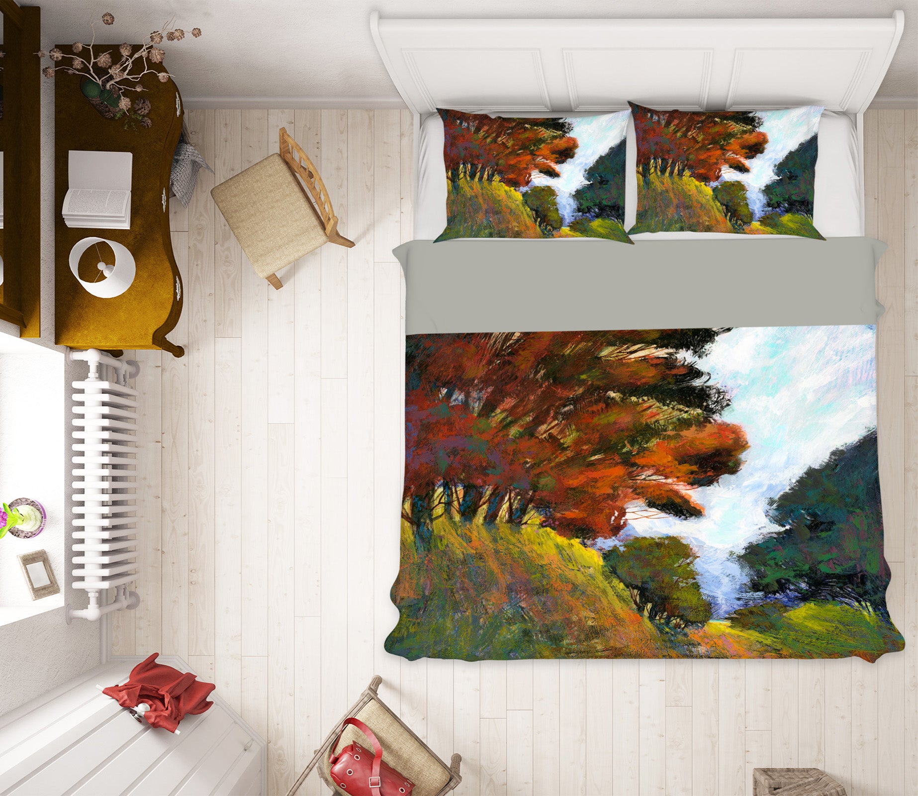 3D Maple Pattern 1013 Michael Tienhaara Bedding Bed Pillowcases Quilt