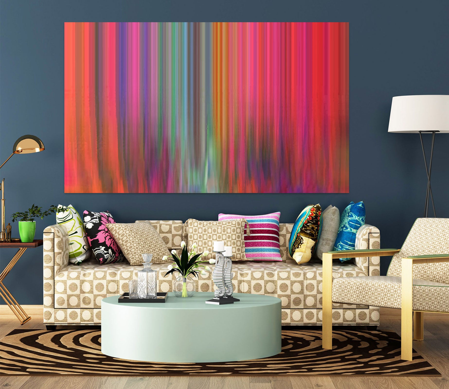 3D Abstract Color 71097 Shandra Smith Wall Sticker