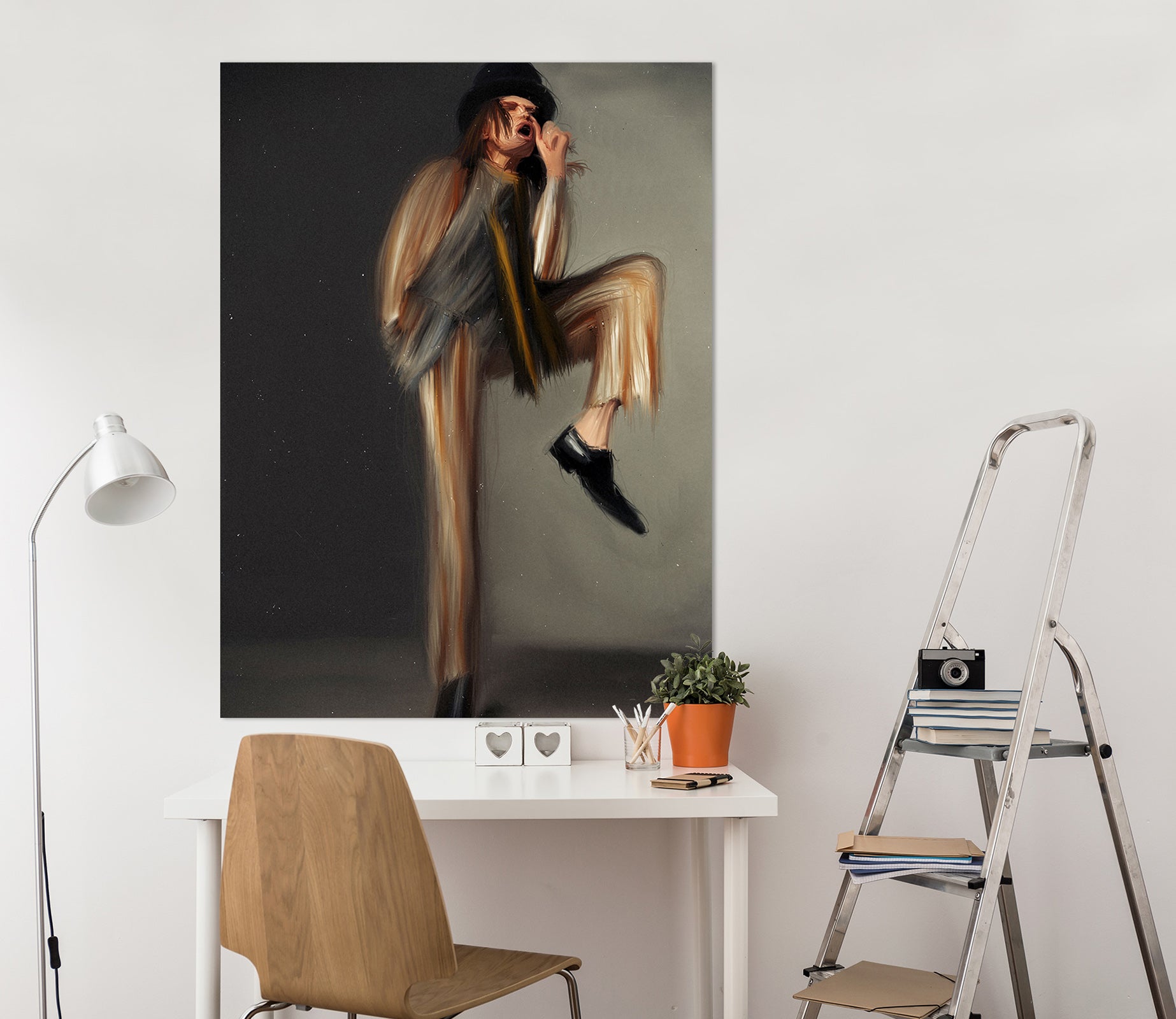 3D Playful Pose 022 Marco Cavazzana Wall Sticker