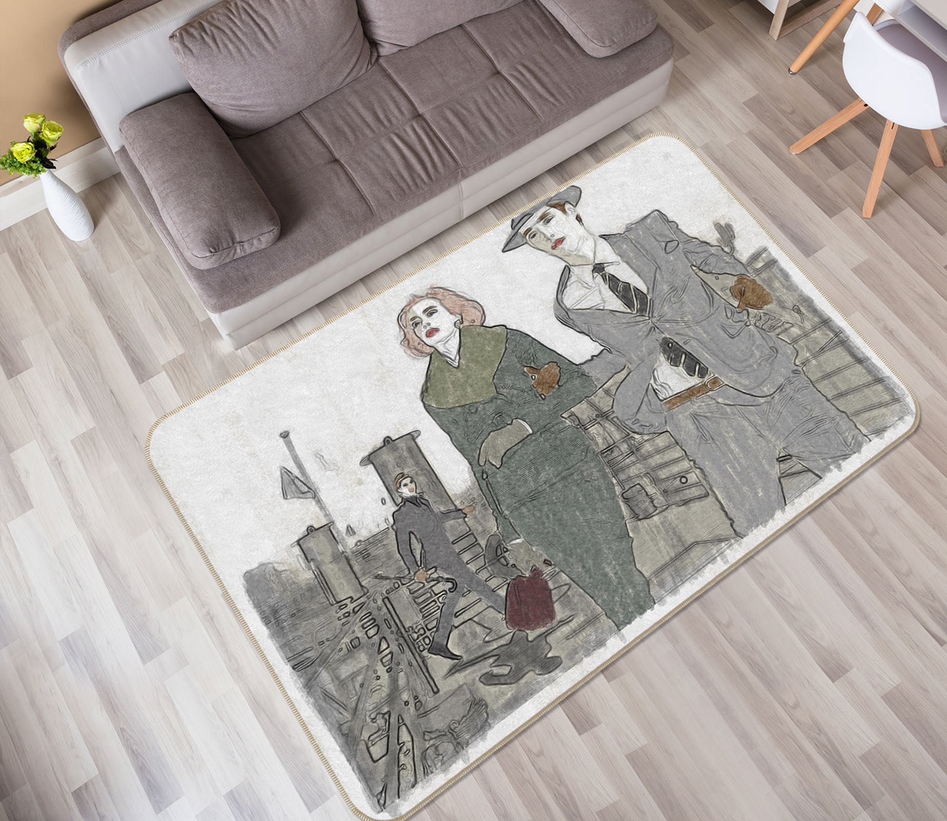 3D Elite 1006 Marco Cavazzana Rug Non Slip Rug Mat