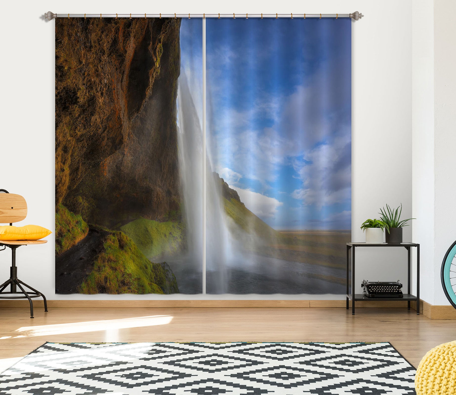 3D Kaki Falls 121 Marco Carmassi Curtain Curtains Drapes