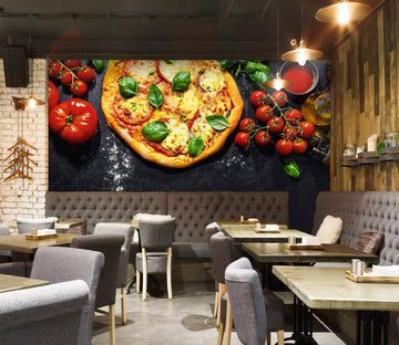 3D Freshly Baked Pizza 1454 Wall Murals