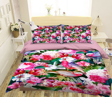 3D Peony Lily Flower 126 Uta Naumann Bedding Bed Pillowcases Quilt