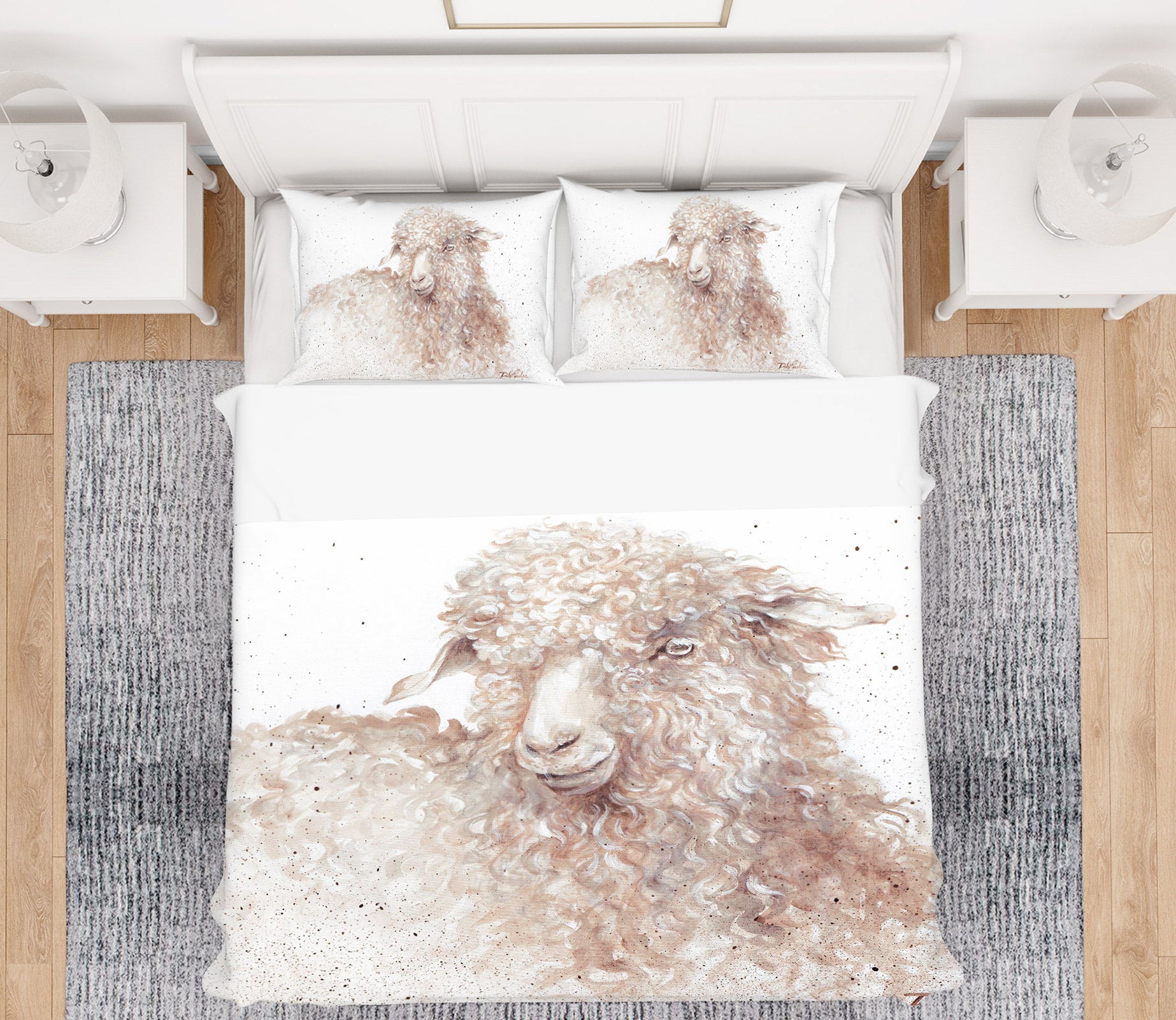 3D Sheep 2143 Debi Coules Bedding Bed Pillowcases Quilt