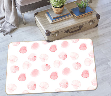 3D Pink Circle 088 Uta Naumann Rug Non Slip Rug Mat