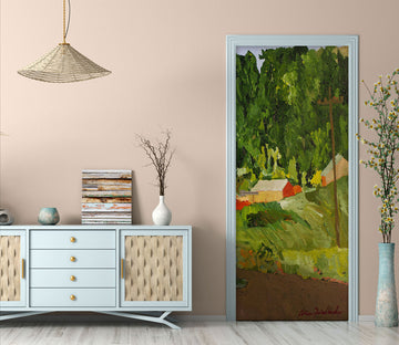 3D Woods Meadow Cottage 9390 Allan P. Friedlander Door Mural