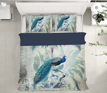 3D Forest Peacock 106 Andrea haase Bedding Bed Pillowcases Quilt