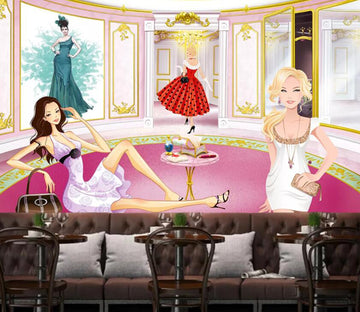 3D Fashion Lady WC26 Wall Murals Wallpaper AJ Wallpaper 2 