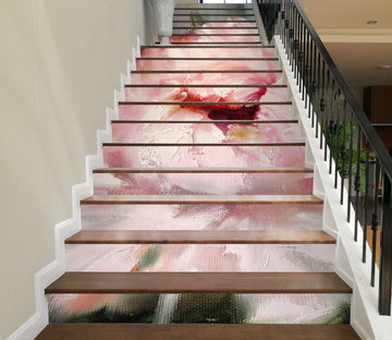 3D Pink Flower 2198 Skromova Marina Stair Risers