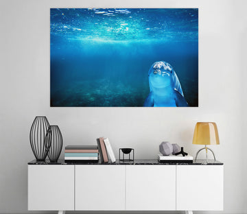 3D Seawater Dolphins 111 Animal Wall Stickers Wallpaper AJ Wallpaper 2 