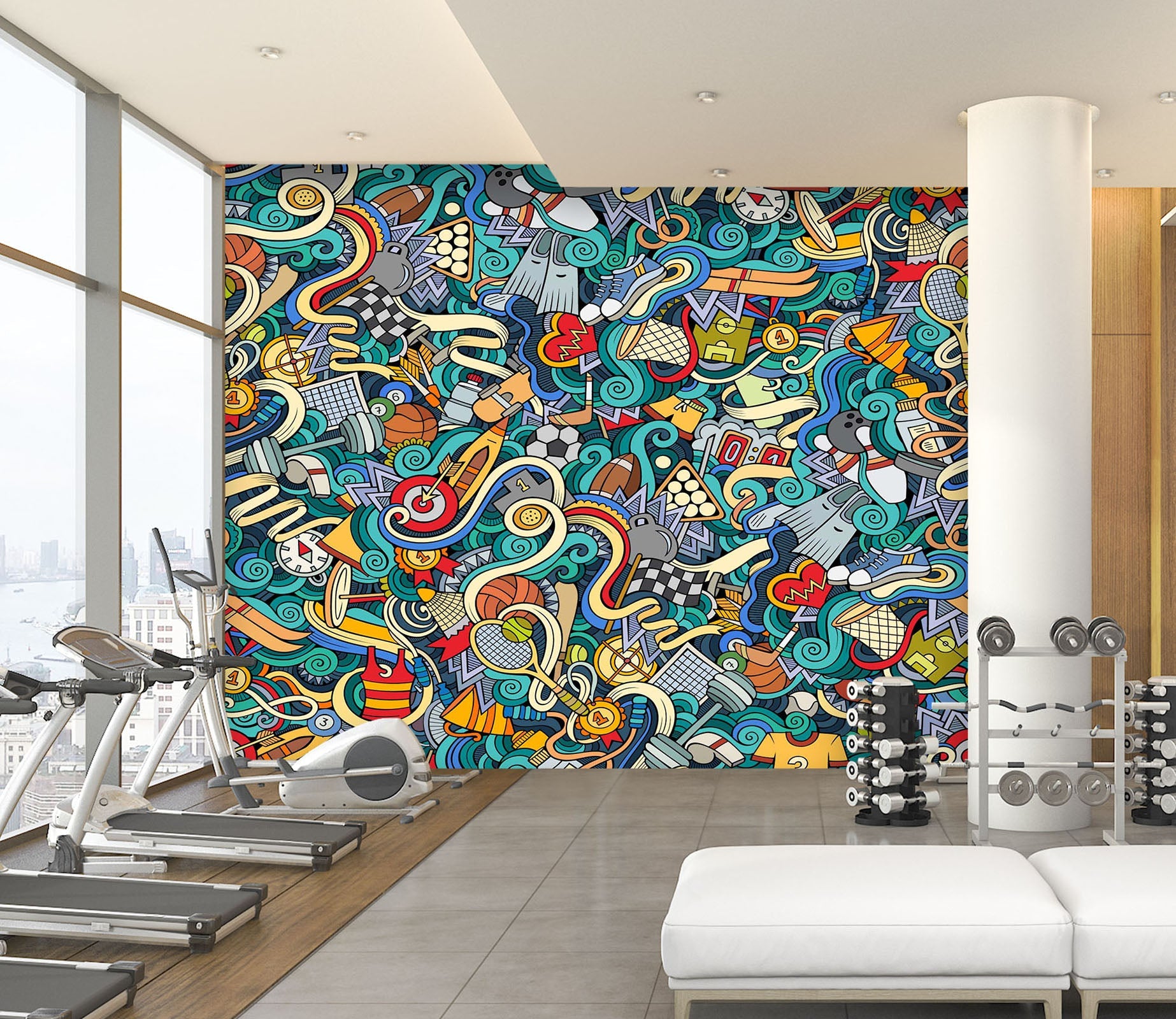 3D Color Painting 087 Wall Murals Wallpaper AJ Wallpaper 2 