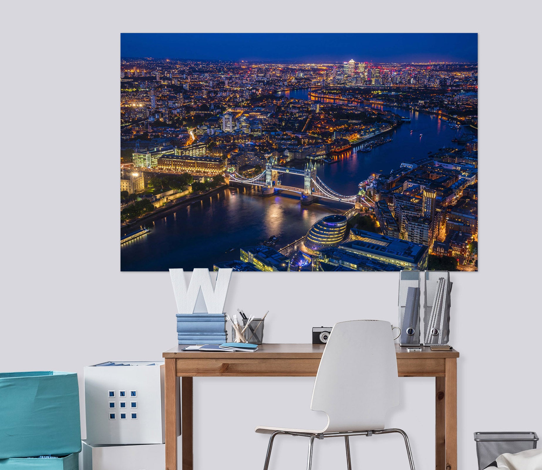 3D City Lights 122 Marco Carmassi Wall Sticker