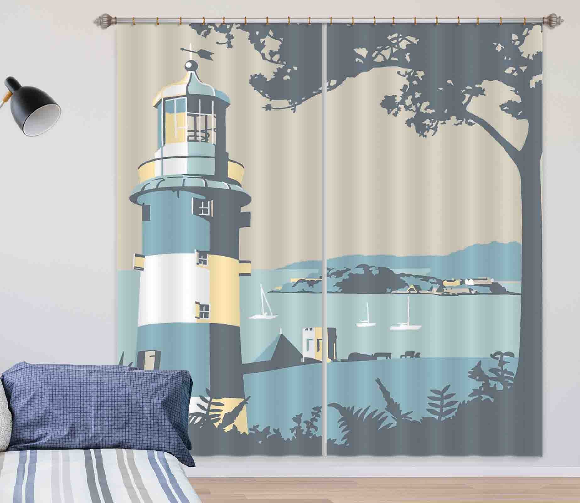 3D Plymouth 129 Steve Read Curtain Curtains Drapes