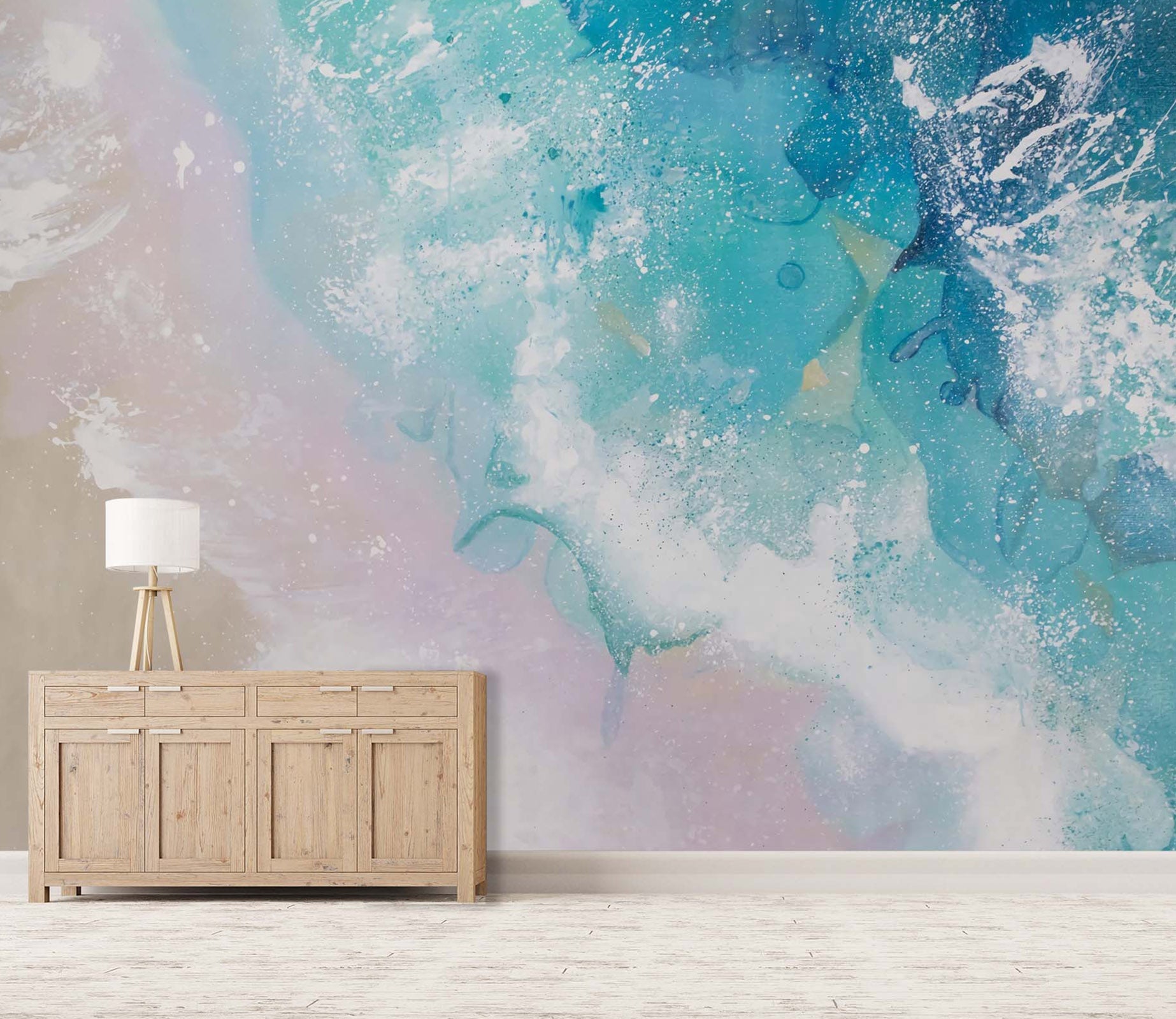 3D Hand Drawn Ocean 102 Wall Murals Wallpaper AJ Wallpaper 2 