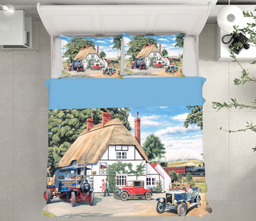 3D Delivery At The Railway Inn 2019 Trevor Mitchell bedding Bed Pillowcases Quilt