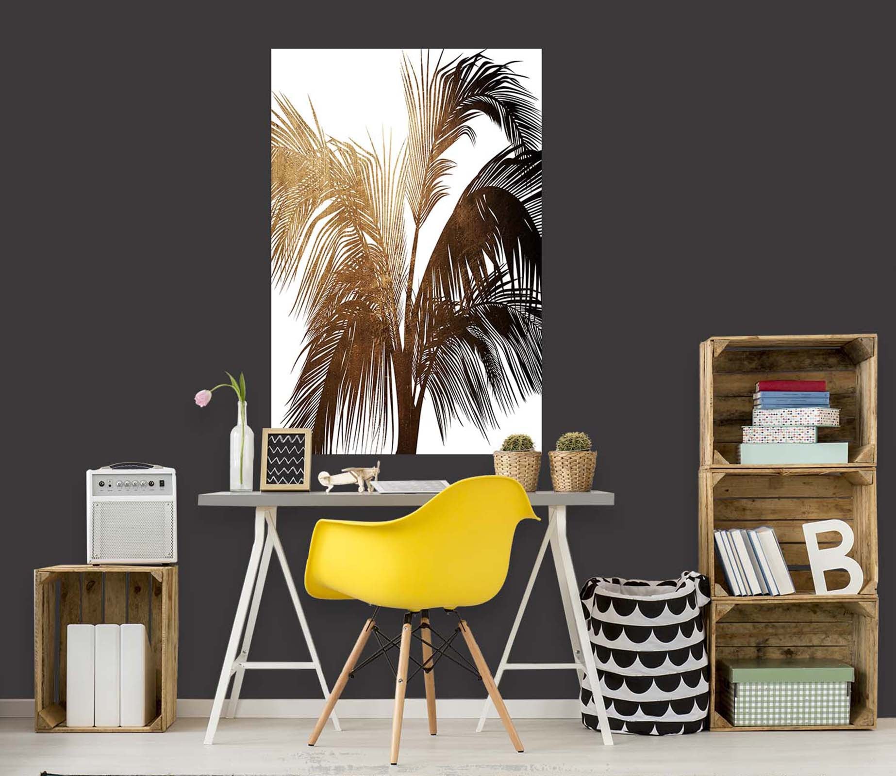 3D Sunshine Tree 218 Boris Draschoff Wall Sticker